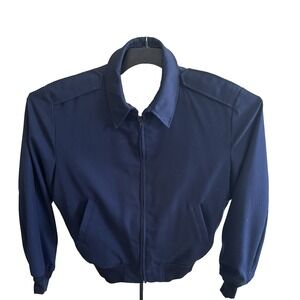 DSCP Wings Collection Navy Bomber Jacket Size 48R Men's Air Force With Liner